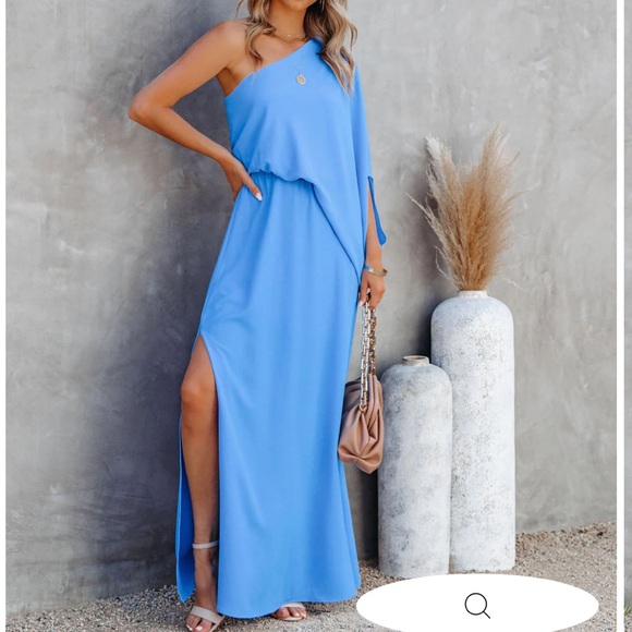Vici Dresses & Skirts - VICI Collection cobalt blue one shoulder dress | XS